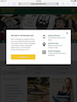 The MSSU Home Page Welcome Dialog (Tablet)